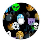 halloween Emoji  CD Wall Clock