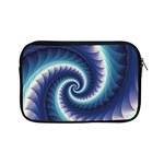 Purple & Aqua Spiral Fractal  Apple iPad Mini Zipper Case