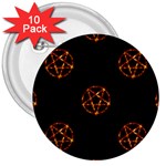 Pentagram 3  Button (10 pack)