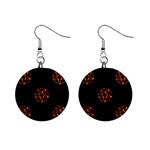 Pentagram 1  Button Earrings