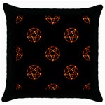 Pentagram Throw Pillow Case (Black)