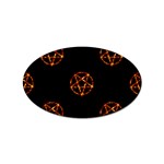 Pentagram Sticker Oval (10 pack)