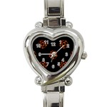 Pentagram Heart Italian Charm Watch