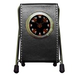 Pentagram Pen Holder Desk Clock