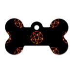 Pentagram Dog Tag Bone (One Side)