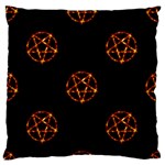 Pentagram Large Flano Cushion Case (One Side)