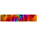 Psychedelic Rainbow Spiral Flano Scarf (Large)