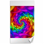 Psychedelic Rainbow Spiral Canvas 40  x 72 