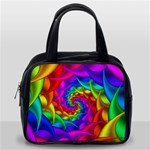 Psychedelic Rainbow Spiral Classic Handbag (One Side)