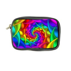 Psychedelic Rainbow Spiral Coin Purse from ArtsNow.com Front