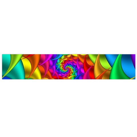 Psychedelic Rainbow Spiral Flano Scarf (Large) from ArtsNow.com Front