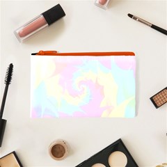 Psychedelic Rainbow Spiral Cosmetic Bag (XS) from ArtsNow.com Front