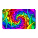 Psychedelic Rainbow Spiral Magnet (Rectangular)