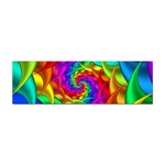 Psychedelic Rainbow Spiral Sticker Bumper (10 pack)