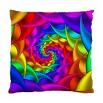 Psychedelic Rainbow Spiral Standard Cushion Case (Two Sides)