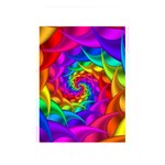 Psychedelic Rainbow Spiral Memory Card Reader (Rectangular)