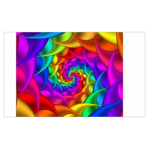 Psychedelic Rainbow Spiral Samsung Note 4 Hardshell Back Case from ArtsNow.com Front