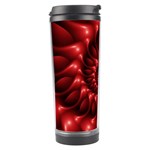 Red Glossy Fractal Spiral Travel Tumbler