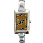 Hotline Bling Rectangle Italian Charm Watch