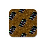 Hotline Bling Rubber Square Coaster (4 pack)