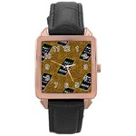 Hotline Bling Rose Gold Leather Watch 