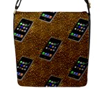 Hotline Bling Flap Closure Messenger Bag (L)