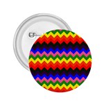 Rainbow Chevron 2.25  Button