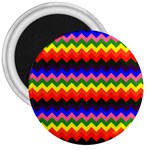 Rainbow Chevron 3  Magnet