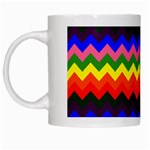 Rainbow Chevron White Mug