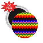 Rainbow Chevron 2.25  Magnet (100 pack) 