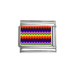 Rainbow Chevron Italian Charm (9mm)