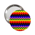 Rainbow Chevron 2.25  Handbag Mirror