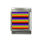 Rainbow Chevron Italian Charm (13mm)