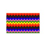 Rainbow Chevron Sticker (Rectangular)