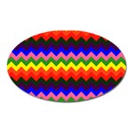 Rainbow Chevron Magnet (Oval)