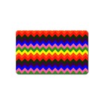 Rainbow Chevron Magnet (Name Card)