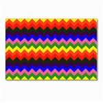 Rainbow Chevron Postcard 4  x 6 