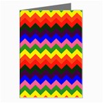 Rainbow Chevron Greeting Card