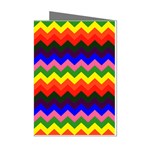 Rainbow Chevron Mini Greeting Cards (Pkg of 8)