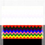 Rainbow Chevron Jigsaw Puzzle (Rectangular)