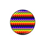 Rainbow Chevron Hat Clip Ball Marker