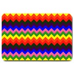 Rainbow Chevron Large Doormat