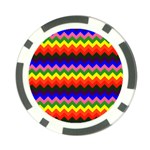 Rainbow Chevron Poker Chip Card Guard