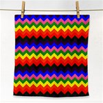 Rainbow Chevron Face Towel