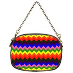 Rainbow Chevron Chain Purse (Two Sides)