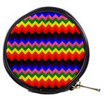 Rainbow Chevron Mini Makeup Bag