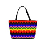 Rainbow Chevron Classic Shoulder Handbag