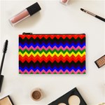 Rainbow Chevron Cosmetic Bag (Small)