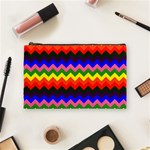 Rainbow Chevron Cosmetic Bag (Medium)