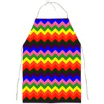 Rainbow Chevron Full Print Apron